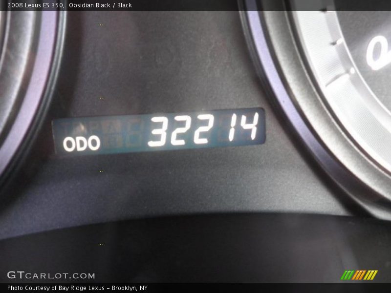 Obsidian Black / Black 2008 Lexus ES 350