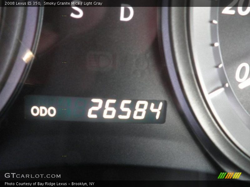 Smoky Granite Mica / Light Gray 2008 Lexus ES 350