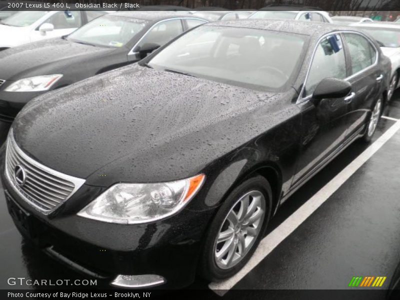 Obsidian Black / Black 2007 Lexus LS 460 L