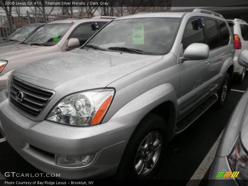 Titanium Silver Metallic / Dark Gray 2008 Lexus GX 470