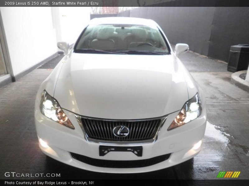 Starfire White Pearl / Ecru 2009 Lexus IS 250 AWD