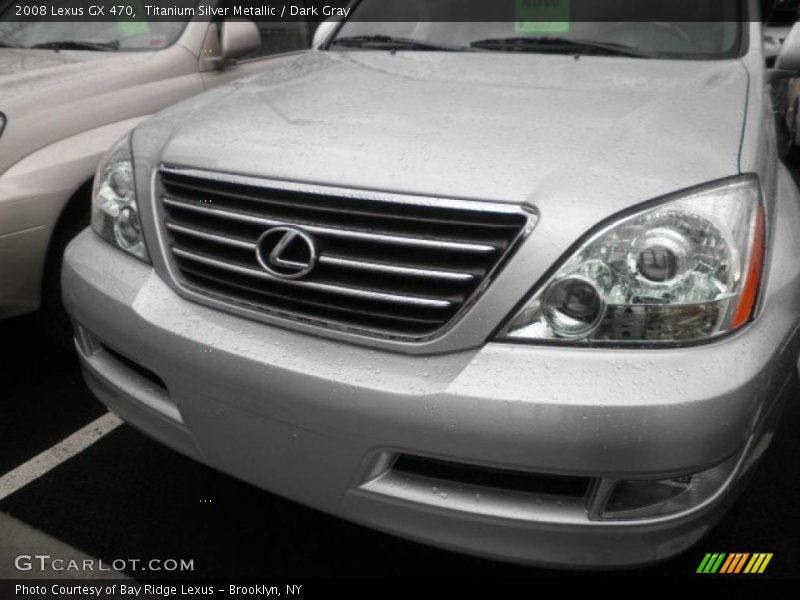 Titanium Silver Metallic / Dark Gray 2008 Lexus GX 470