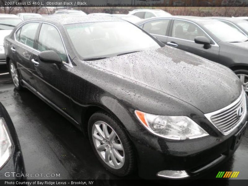 Obsidian Black / Black 2007 Lexus LS 460 L