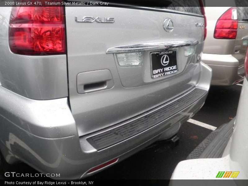 Titanium Silver Metallic / Dark Gray 2008 Lexus GX 470
