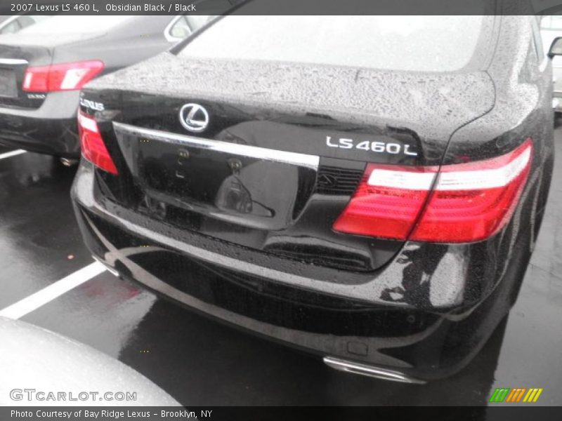 Obsidian Black / Black 2007 Lexus LS 460 L