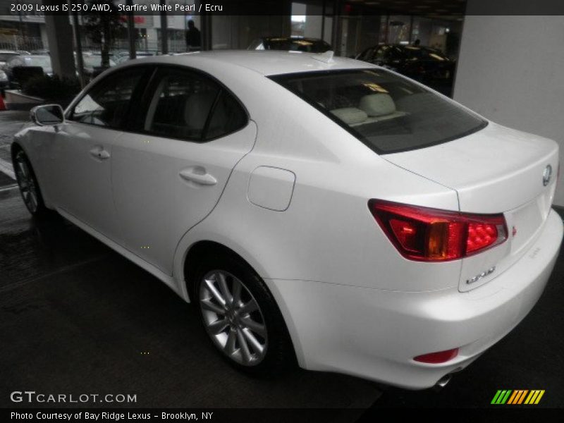 Starfire White Pearl / Ecru 2009 Lexus IS 250 AWD