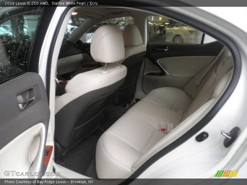 Starfire White Pearl / Ecru 2009 Lexus IS 250 AWD