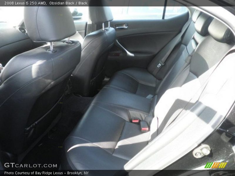 Obsidian Black / Black 2008 Lexus IS 250 AWD