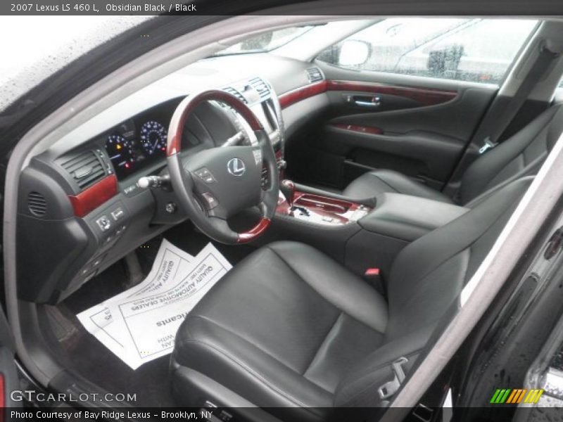Obsidian Black / Black 2007 Lexus LS 460 L