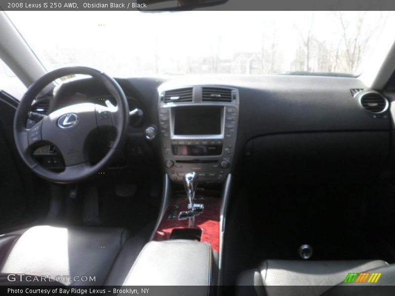 Obsidian Black / Black 2008 Lexus IS 250 AWD