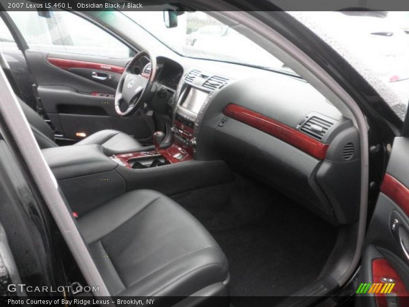 Obsidian Black / Black 2007 Lexus LS 460 L