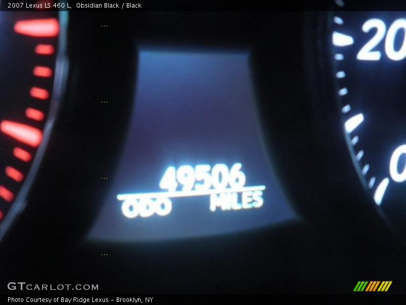 Obsidian Black / Black 2007 Lexus LS 460 L