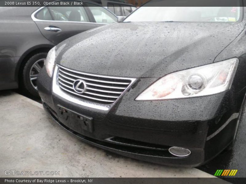 Obsidian Black / Black 2008 Lexus ES 350