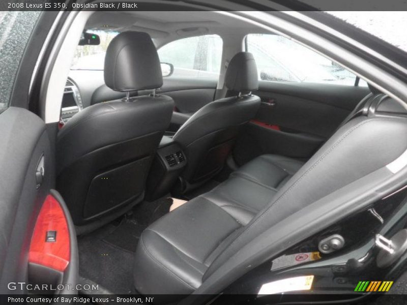 Obsidian Black / Black 2008 Lexus ES 350