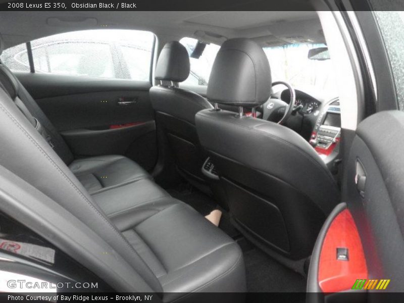 Obsidian Black / Black 2008 Lexus ES 350