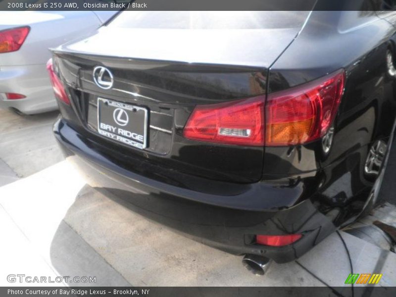Obsidian Black / Black 2008 Lexus IS 250 AWD