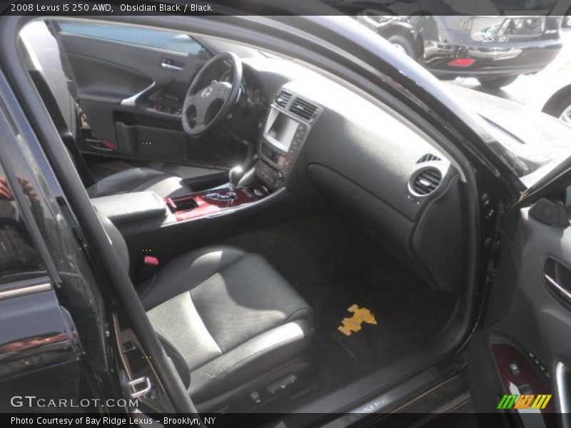 Obsidian Black / Black 2008 Lexus IS 250 AWD