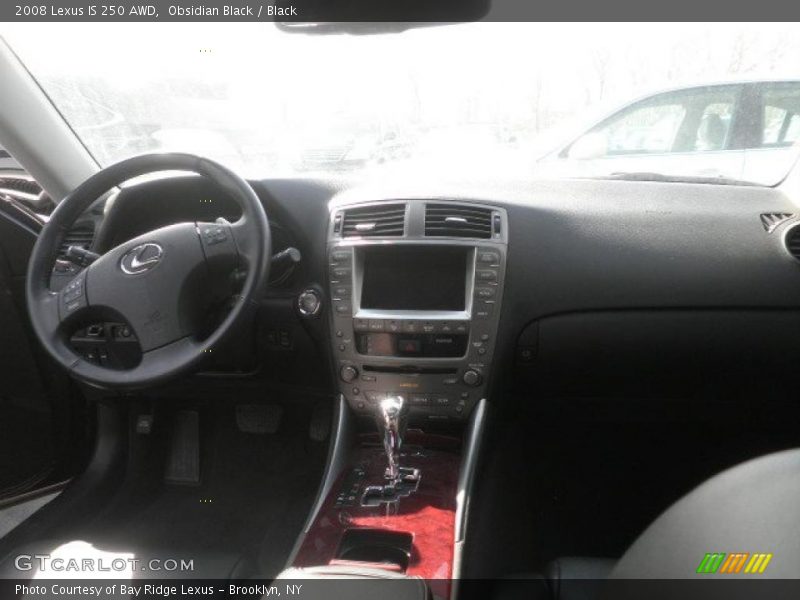 Obsidian Black / Black 2008 Lexus IS 250 AWD