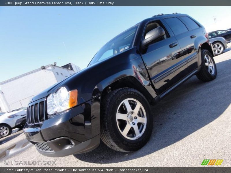 Black / Dark Slate Gray 2008 Jeep Grand Cherokee Laredo 4x4