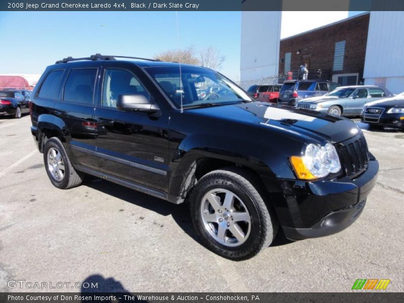 Black / Dark Slate Gray 2008 Jeep Grand Cherokee Laredo 4x4