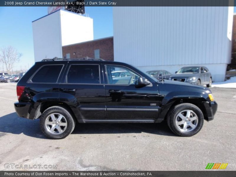 Black / Dark Slate Gray 2008 Jeep Grand Cherokee Laredo 4x4