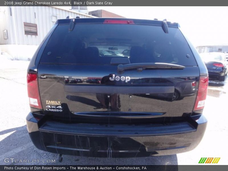 Black / Dark Slate Gray 2008 Jeep Grand Cherokee Laredo 4x4