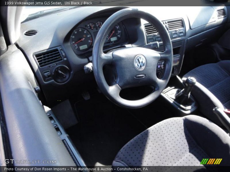 Uni Black / Black 1999 Volkswagen Jetta GLS Sedan