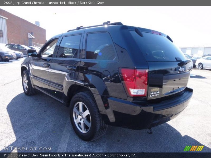 Black / Dark Slate Gray 2008 Jeep Grand Cherokee Laredo 4x4