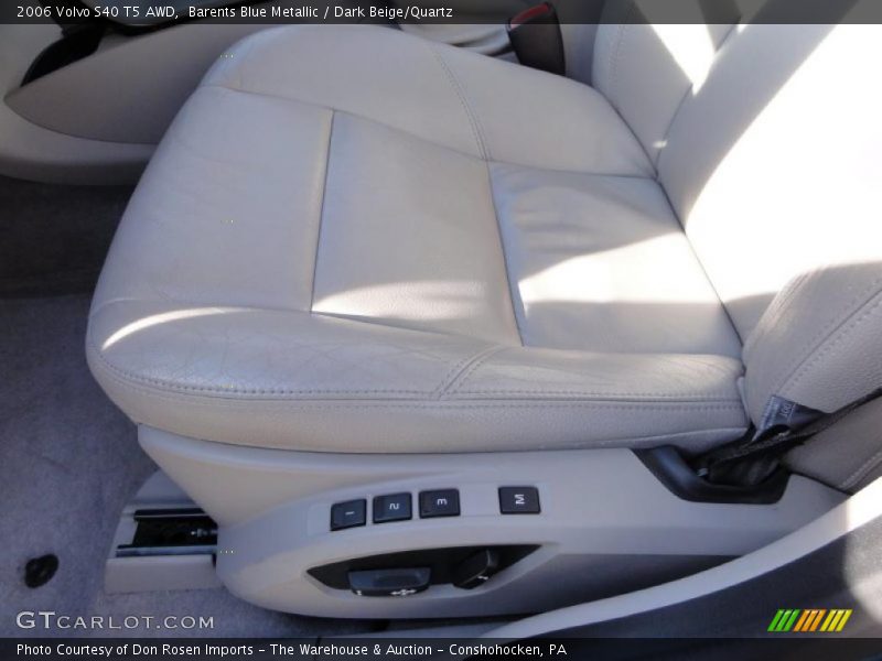 Barents Blue Metallic / Dark Beige/Quartz 2006 Volvo S40 T5 AWD