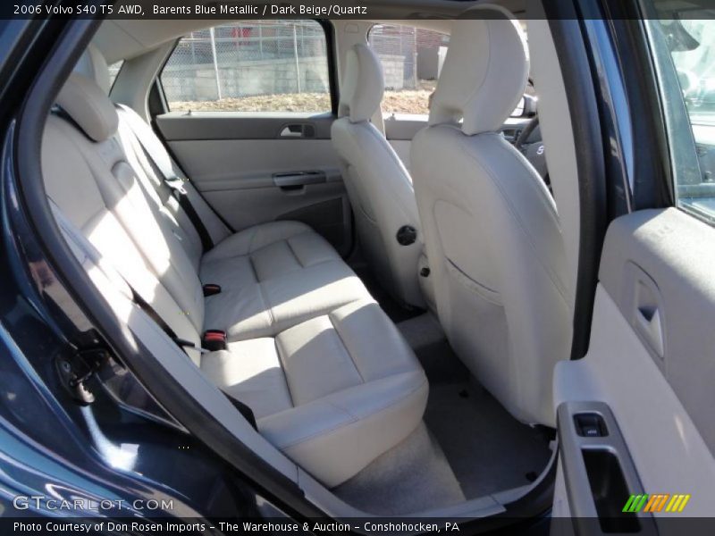 Barents Blue Metallic / Dark Beige/Quartz 2006 Volvo S40 T5 AWD