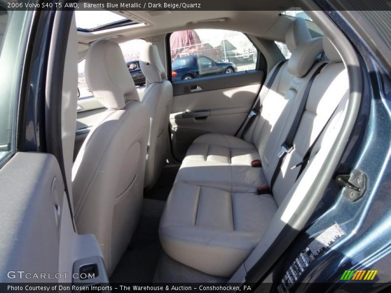  2006 S40 T5 AWD Dark Beige/Quartz Interior