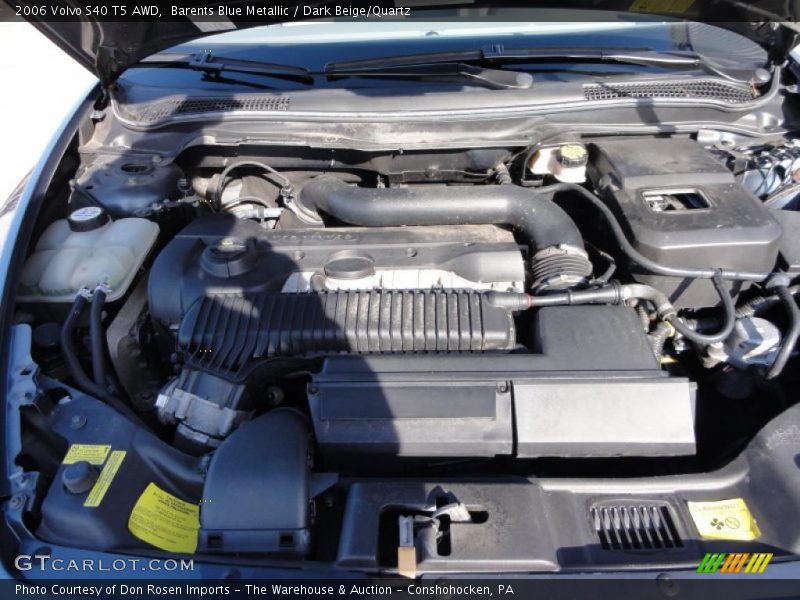 Barents Blue Metallic / Dark Beige/Quartz 2006 Volvo S40 T5 AWD