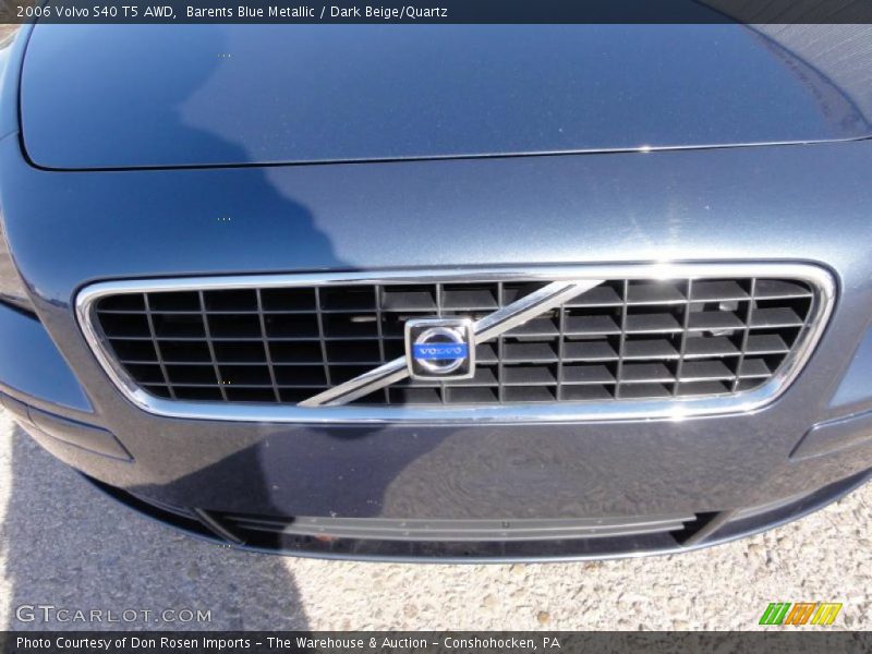 Barents Blue Metallic / Dark Beige/Quartz 2006 Volvo S40 T5 AWD