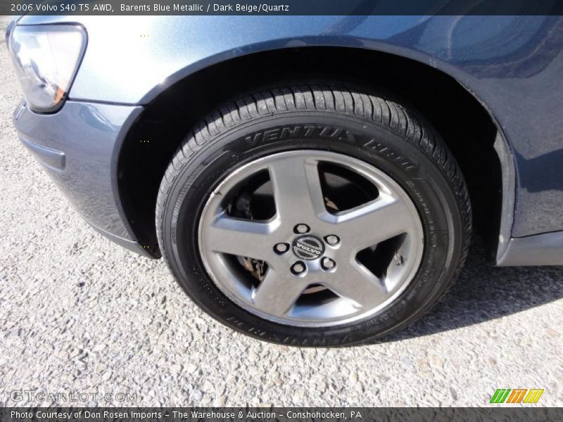 Barents Blue Metallic / Dark Beige/Quartz 2006 Volvo S40 T5 AWD