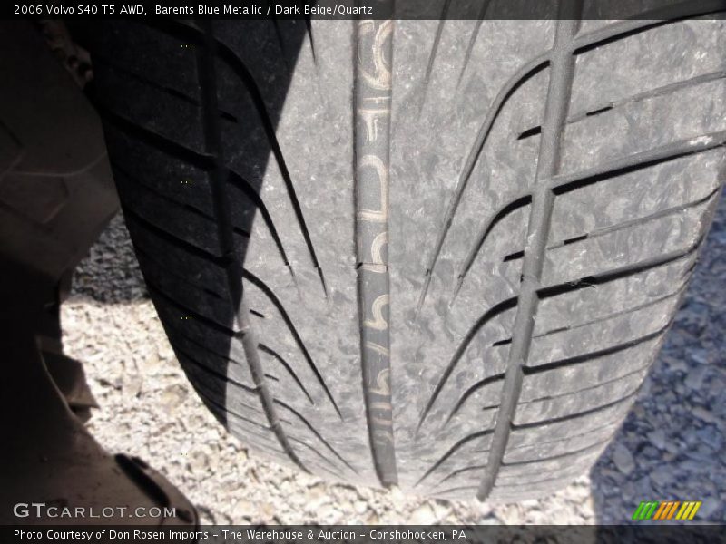 Barents Blue Metallic / Dark Beige/Quartz 2006 Volvo S40 T5 AWD