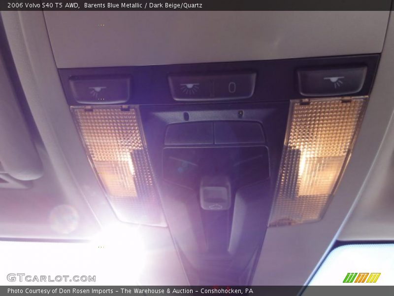 Barents Blue Metallic / Dark Beige/Quartz 2006 Volvo S40 T5 AWD
