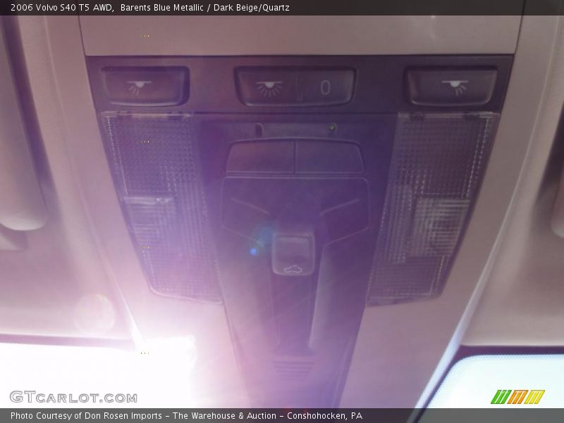 Barents Blue Metallic / Dark Beige/Quartz 2006 Volvo S40 T5 AWD