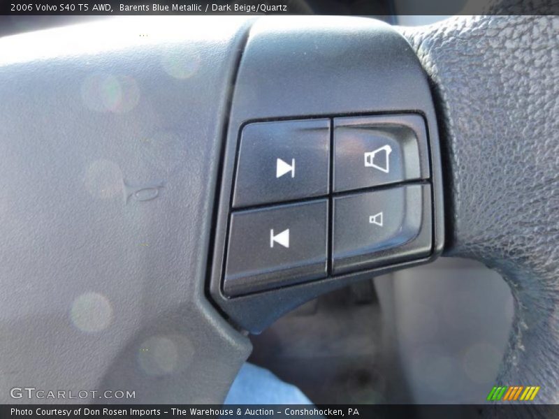 Barents Blue Metallic / Dark Beige/Quartz 2006 Volvo S40 T5 AWD