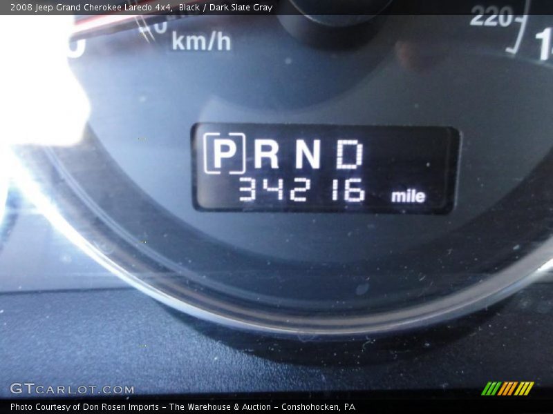 Black / Dark Slate Gray 2008 Jeep Grand Cherokee Laredo 4x4