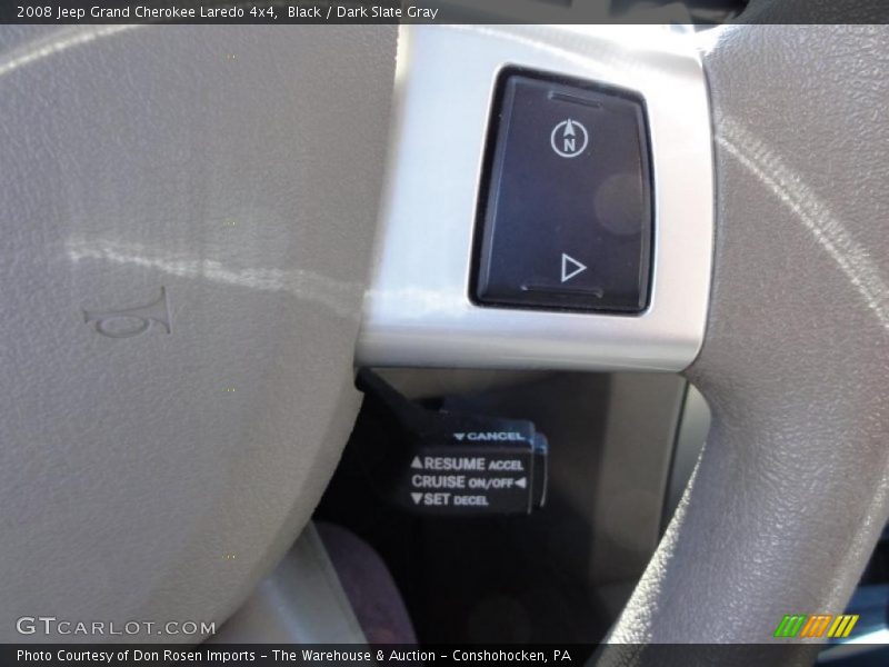 Black / Dark Slate Gray 2008 Jeep Grand Cherokee Laredo 4x4