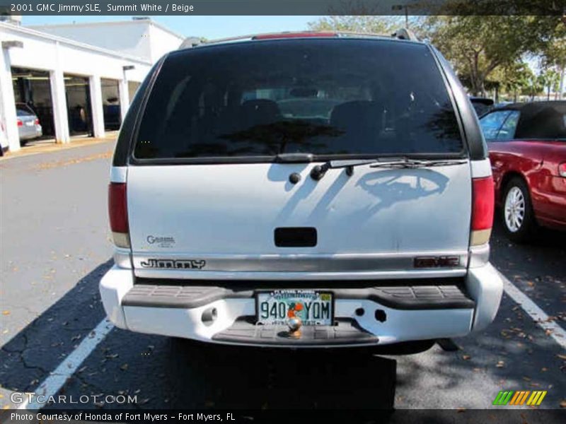 Summit White / Beige 2001 GMC Jimmy SLE