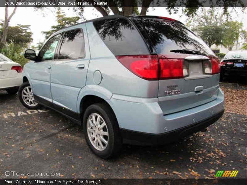 Blue Frost Metallic / Neutral 2006 Buick Rendezvous CX