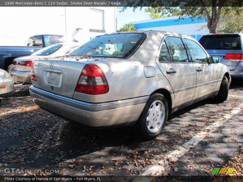 Smoke Silver Metallic / Beige 1996 Mercedes-Benz C 220 Sedan