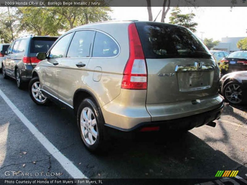 Borrego Beige Metallic / Ivory 2009 Honda CR-V EX