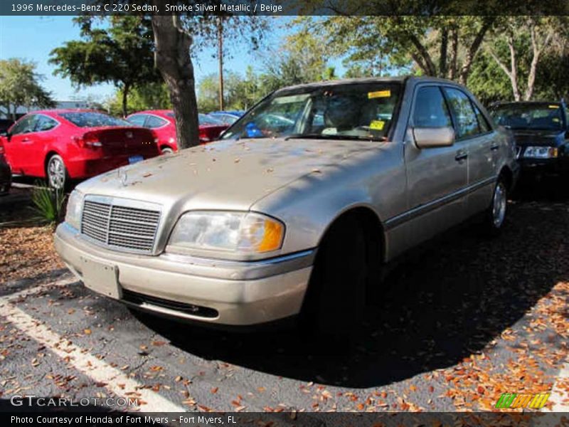 Smoke Silver Metallic / Beige 1996 Mercedes-Benz C 220 Sedan