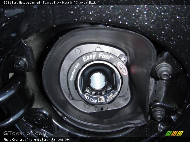 Tuxedo Black Metallic / Charcoal Black 2011 Ford Escape Limited