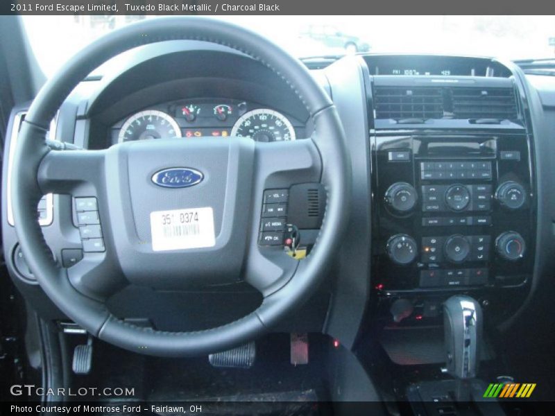 Tuxedo Black Metallic / Charcoal Black 2011 Ford Escape Limited