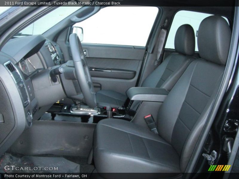 2011 Escape Limited Charcoal Black Interior