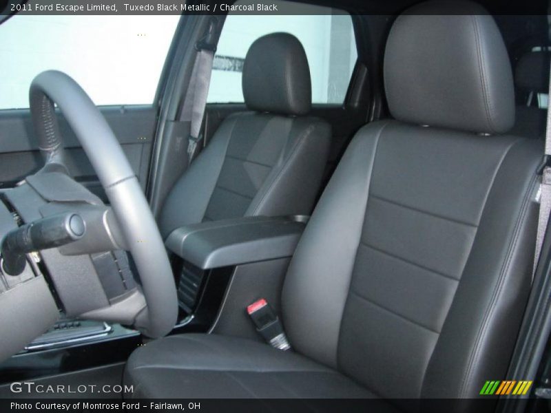  2011 Escape Limited Charcoal Black Interior