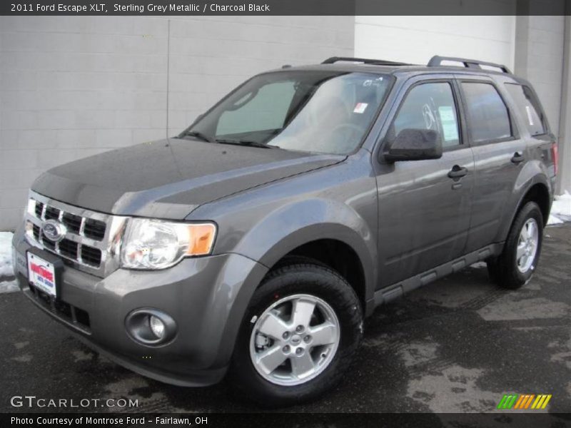 Sterling Grey Metallic / Charcoal Black 2011 Ford Escape XLT